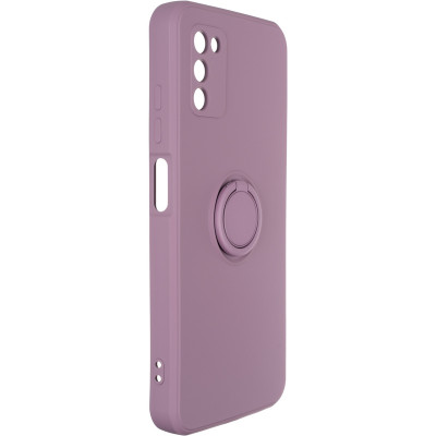 Чохол-силікон Gelius Ring Case Samsung A037, A03S Marsala