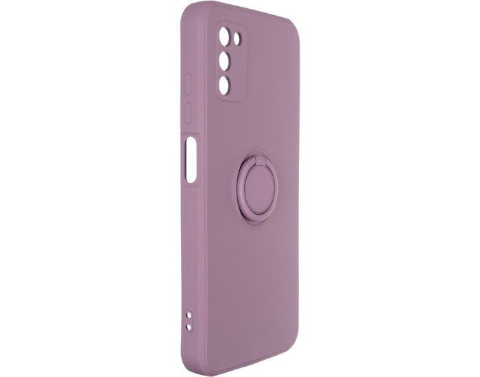 Чохол-силікон Gelius Ring Case Samsung A037, A03S Marsala