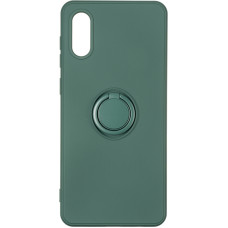 Чехол-силикон Gelius Ring Holder Case Samsung A022, A02 Dark Green