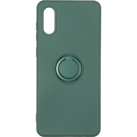 Чехол-силикон Gelius Ring Holder Case Samsung A022, A02 Dark Green