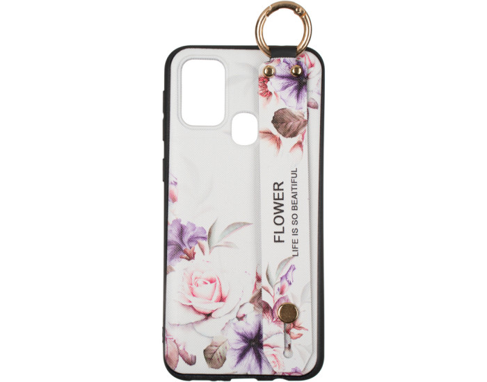 Чохол-силікон Flower Rope Case Samsung M315 M31 White