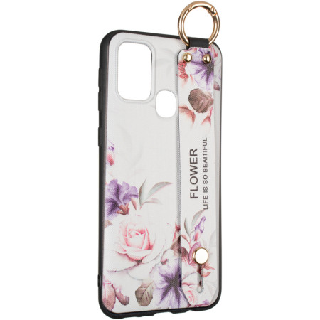 Чехол-силикон Flower Rope Case Samsung  M315 M31 White