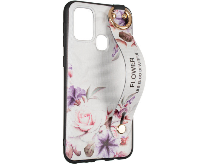 Чохол-силікон Flower Rope Case Samsung M315 M31 White