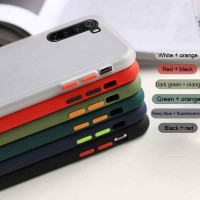 Чохол-силікон Gingle Matte Case Xiaomi Mi10 Lite Green/Orange