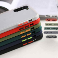 Чехол-силикон Gingle Matte Case Xiaomi Mi10 Lite Green/Orange