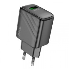 Сетевое зарядное устройство Hoco CS21A Rich single port (QC3.0) charger set (Type-C) (EU) Черный