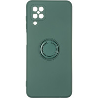 Чехол-силикон Gelius Ring Holder Case Samsung A125, A12 / M127, M12 Dark Green