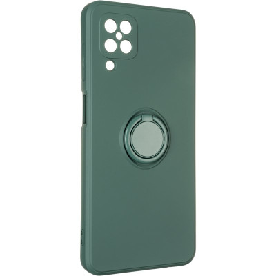 Чохол-силікон Gelius Ring Holder Case Samsung A125, A12 / M127, M12 Dark Green