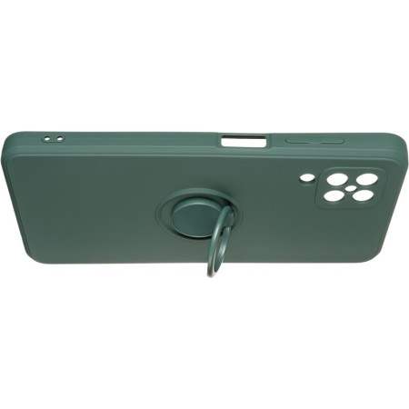 Чехол-силикон Gelius Ring Holder Case Samsung A125, A12 / M127, M12 Dark Green