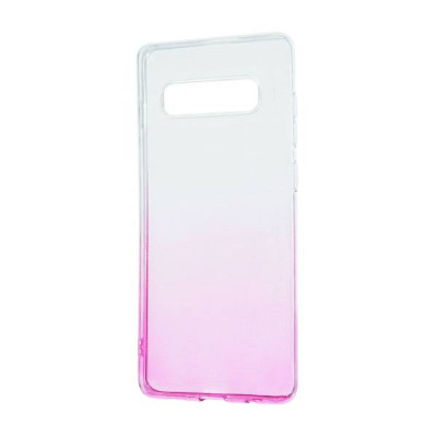 Чохол-силікон 0.5 mm Gradient Design Samsung G770 S10 Lite White/Pink