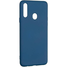 Чехол-силикон оригинал Full Soft Matte Samsung A207 A20s Blue