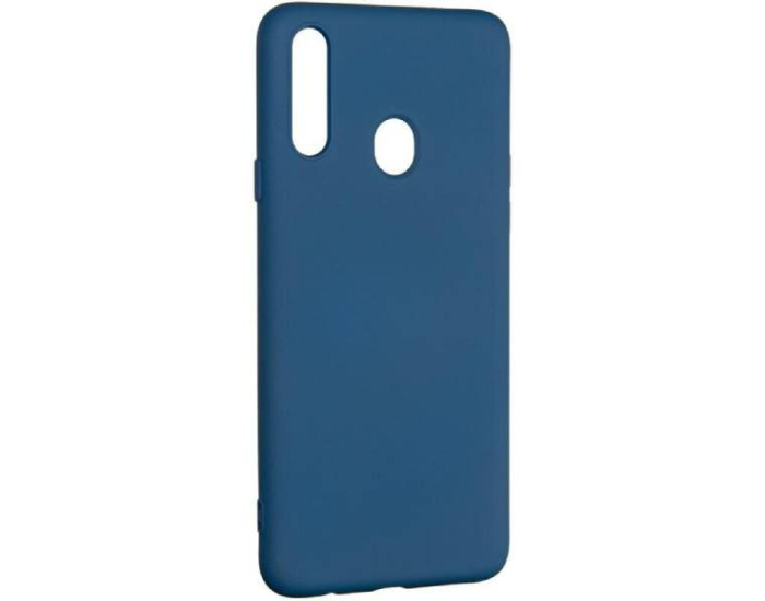 Чехол-силикон оригинал Full Soft Matte Samsung A207 A20s Blue
