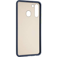 Чехол-силикон Gelius Bumper Mat Samsung A215 A21 Blue