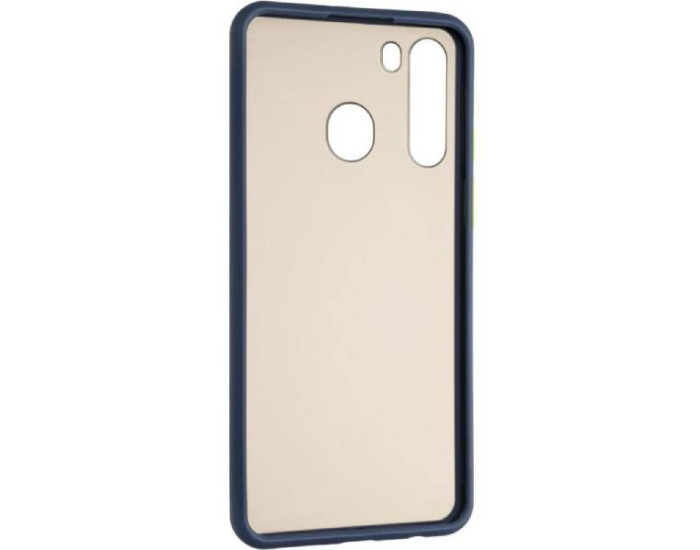 Чохол-силікон Gelius Bumper Mat Samsung A215 A21 Blue