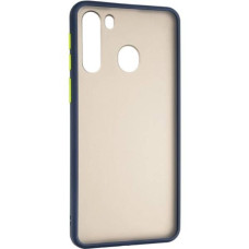 Чехол-силикон Gelius Bumper Mat Samsung A215 A21 Black