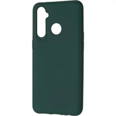 Чехол-силикон оригинал Full Soft Matte Realme 5 Pro Dark Green