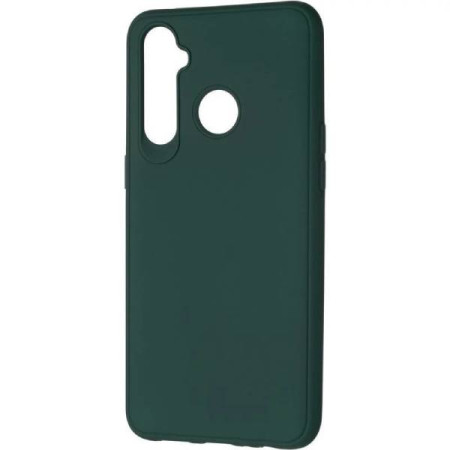 Чехол-силикон оригинал Full Soft Matte Realme 5 Pro Dark Green