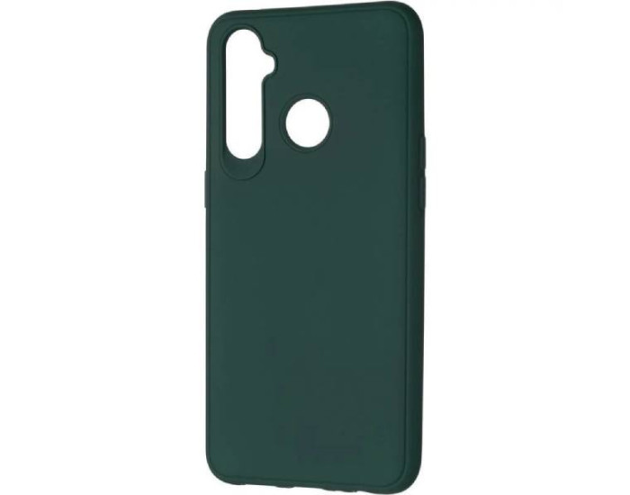 Чохол-силікон оригінал Full Soft Matte Realme 5 Pro Dark Green