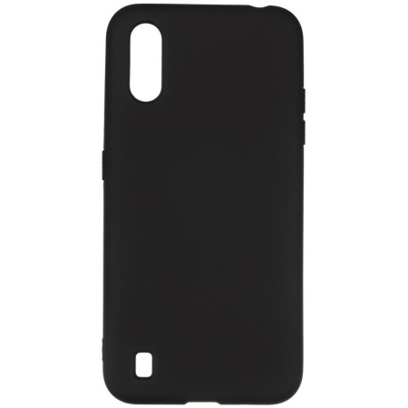 Чехол-силикон оригинал Full Soft Case Samsung A015 A01 Black (Класс B)