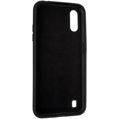 Чехол-силикон оригинал Full Soft Case Samsung A015 A01 Black (Класс B)