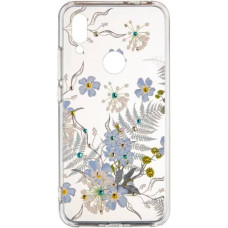 Чехол-силикон Diamond Silicone Younicou Samsung A207 / A20s Blue Flowers