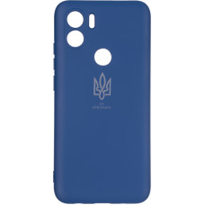 Чехол-силикон Full Soft Case (Ukrainian) Xiaomi Poco C50 Blue