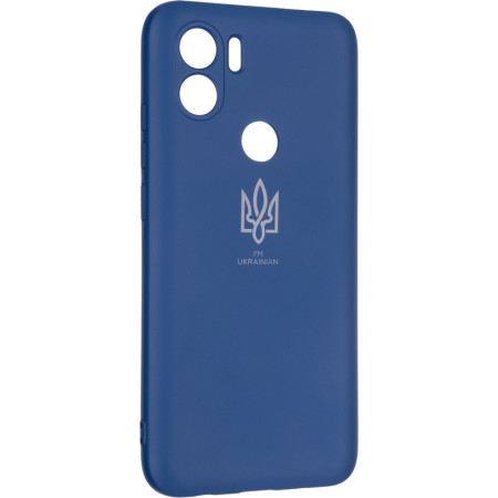 Чехол-силикон Full Soft Case (Ukrainian) Xiaomi Poco C50 Blue