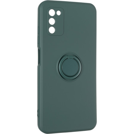 Чехол-силикон Gelius Ring Case Samsug A035, A03 Dark Green