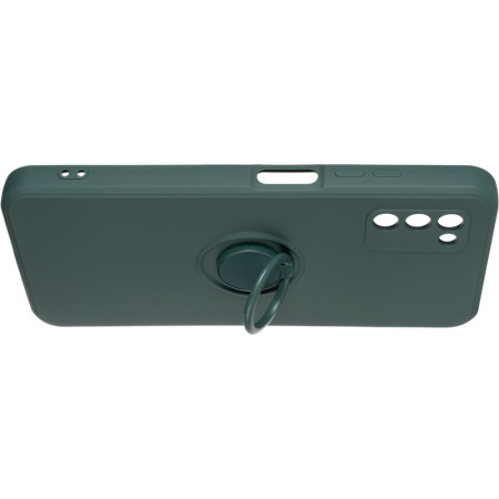 Чехол-силикон Gelius Ring Case Samsug A035, A03 Dark Green