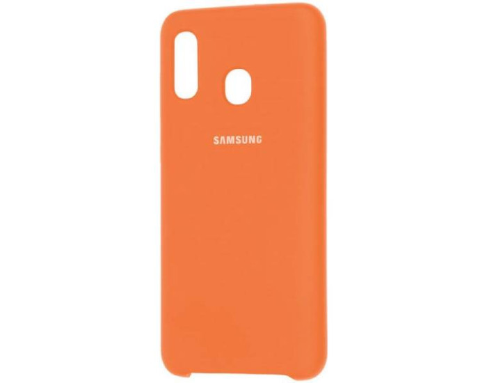 Чехол-силикон оригинал Soft Matte Samsung A205 A20 / A305 A30 Orange