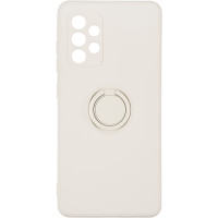 Чехол-силикон Gelius Ring Holder Case для Samsung A525 (A52) Ivory White