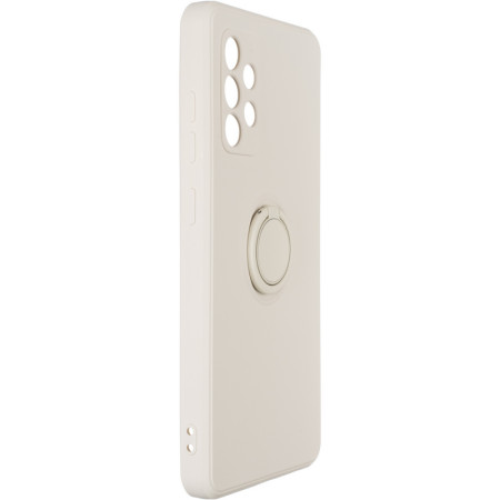 Чехол-силикон Gelius Ring Holder Case для Samsung A525 (A52) Ivory White