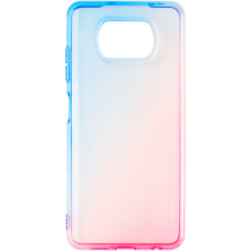 Чехол-силикон Ultra Gradient Case Xiaomi Poco X3 / X3 Pro / X3 NFC Blue/Pink