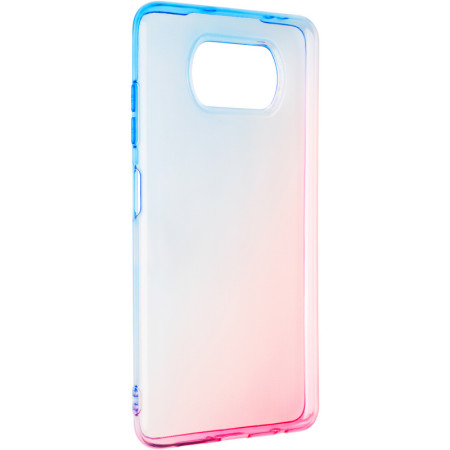 Чехол-силикон Ultra Gradient Case Xiaomi Poco X3 / X3 Pro / X3 NFC Blue/Pink