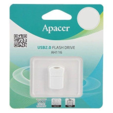 Флешка USB Apacer 32GB AH116 (Білий / White)