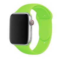 Силиконовый ремешок для Apple Watch Series 38/40 mm (Зеленый / Green) (Класс А)
