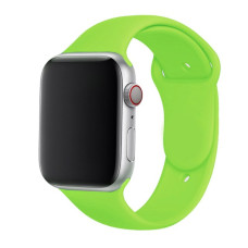 Силиконовый ремешок для Apple Watch Series 38/40 mm (Зеленый / Green) (Класс B)