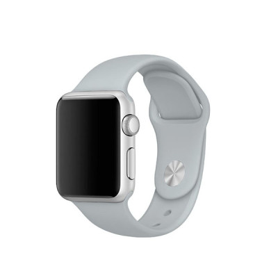 Силіконовий Ремінець для Apple Watch Series 38/40 mm (Сірий / Mist)