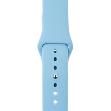 Силиконовый ремешок для Apple Watch Series 38/40 mm (Голубой / Light Blue)