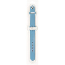 Силиконовый ремешок для Apple Watch Series 38/40 mm (Голубой / Light Blue)