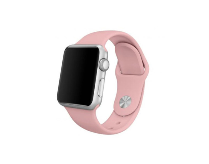 Силиконовый ремешок для Apple Watch Series 38/40 mm (Розовый / Pink)