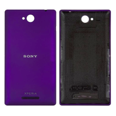 Задняя панель корпуса для Sony C2305 S39h Xperia C, фиолетовая (Класс B)
