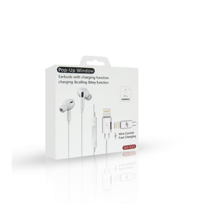 Провідні навушники Lightning JH-015 Earbuds Pro з функцією зарядки и Pop Up Window