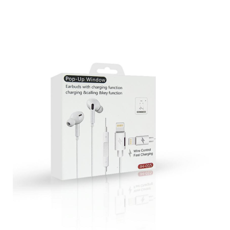 Проводные наушники Lightning JH-015 Earbuds Pro с функцией зарядки и Pop Up Window