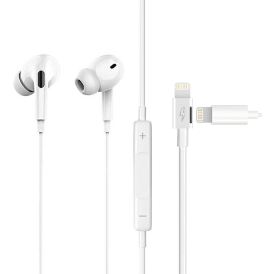 Провідні навушники Lightning JH-015 Earbuds Pro з функцією зарядки и Pop Up Window