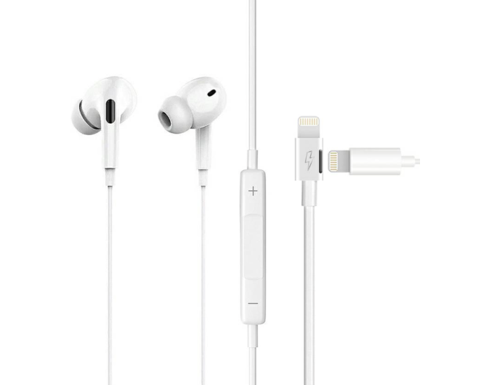 Провідні навушники Lightning JH-015 Earbuds Pro з функцією зарядки и Pop Up Window