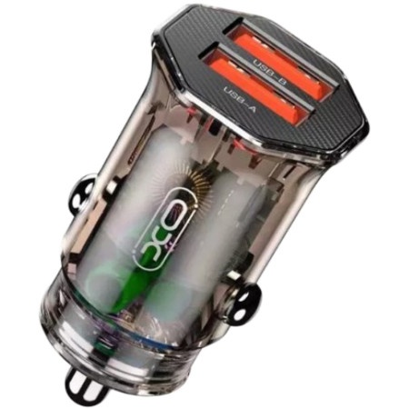 Автомобильное зарядное устройство XO CC49 2.4A 2USB Brown