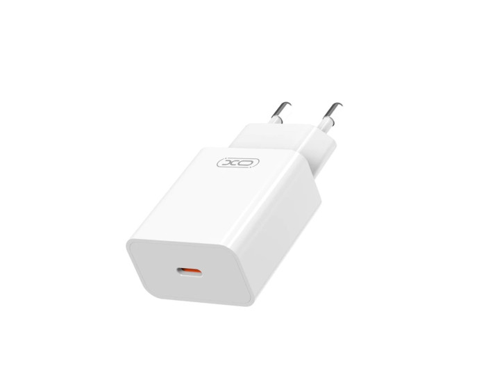 Мережеве зарядний пристрій XO L126 (USB-C/PD20W) Fast Charging Charger White