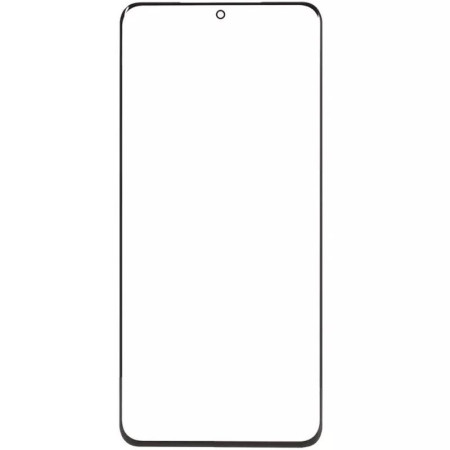 Стекло фронтальное Samsung G985 S20 Plus, черное