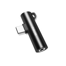 Переходник Lightning-Lightning + 3.5mm Round Black